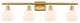 Innovations 516-4W-SG-G121-6-LED 4 Light Bath Vanity Light, Satin Gold