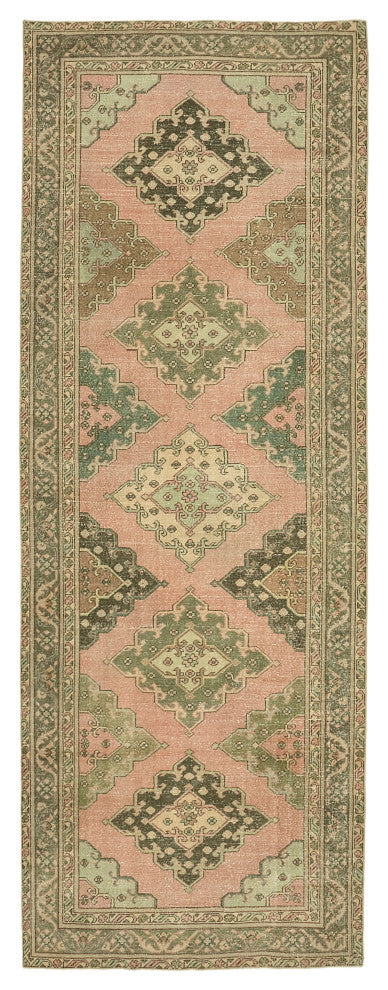 Rug N Carpet - Handmade Oriental 4' 9" x 12' 9" One-of-a-Kind Runner Rug