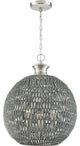 Quoizel QF4034PN Three Light Pendant, Palladian Bronze Finish