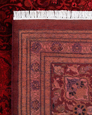 Overdyed, One-of-a-Kind Hand-Knotted Area Rug Pink, 11'10"x18'4"