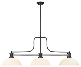 Zlite 725-3MB-DMO14 3-Light Billiard, Matte Opal
