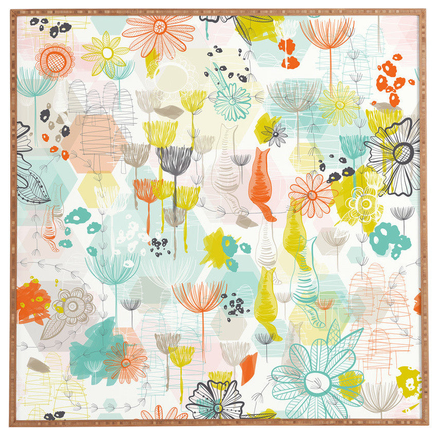 Deny Designs Jenean Morrison Rooftop Garden Framed Wall Art
