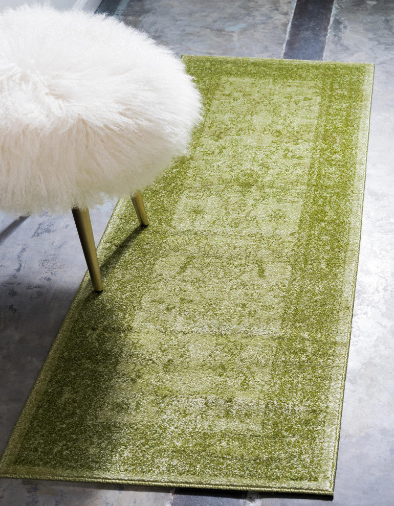 Rug Unique Loom La Jolla Light Green Runner 2' 7 x 10' 0
