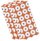 Button Up Geometric Print Napkin, Orange (Set of 4), 19 x 19"