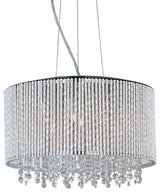 ET2 E23135 Spiral 16" 7 Light Pendant - Polished Chrome