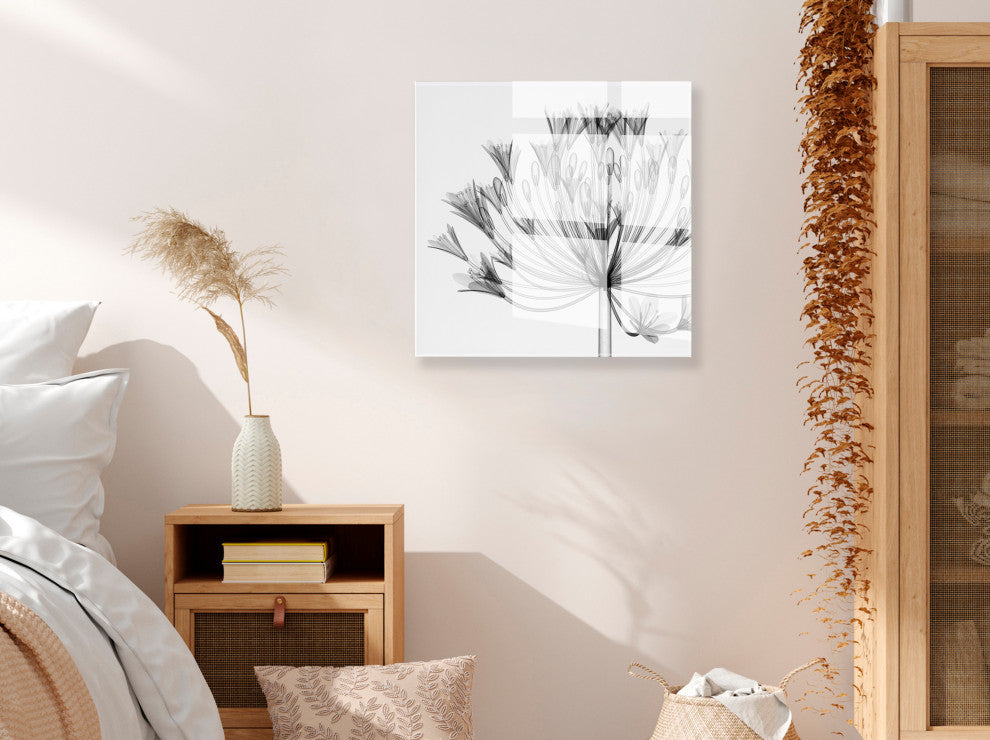 Bell Agapanthus X Ray Acrylic Art by The Creative Bunch Studio, Assorted 23x23
