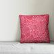 White and Pink Florals Outdoor Throw Pillow, 18x18