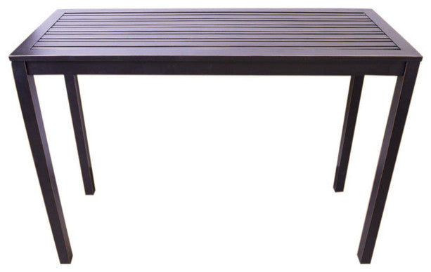 Antibes Aluminum Rectangle Bar Table