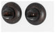 Alno A8250 Sierra Set of (2) 2-5/8"W Distressed Rustic Solid - Dark Bronze