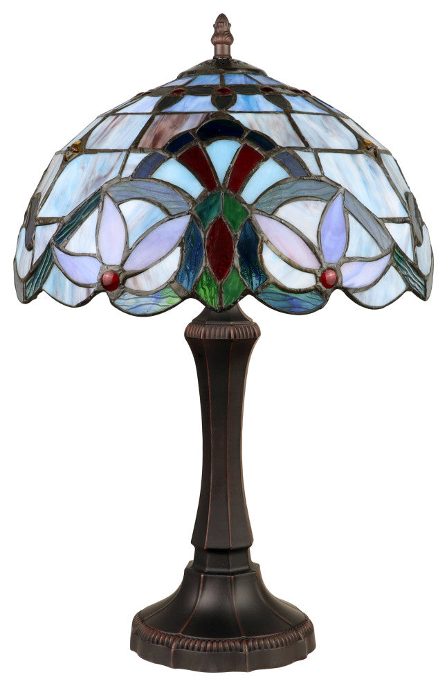 Grenville Victorian-Style 1 Light Table Lamp 12" Wide