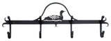 Coat Rack-4 Hooks, 24" x8 1/2" x2 1/2", Loon