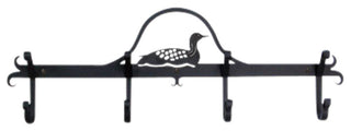 Coat Rack-4 Hooks, 24" x8 1/2" x2 1/2", Loon