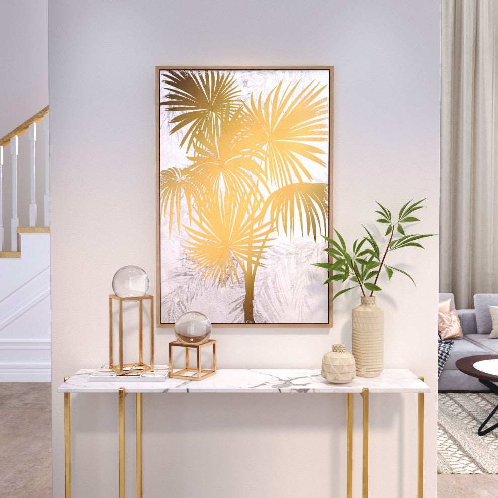 Wall Art, Canvas, Gold, White, Living Lounge Cafe Room Hotel Lobby Hospitality
