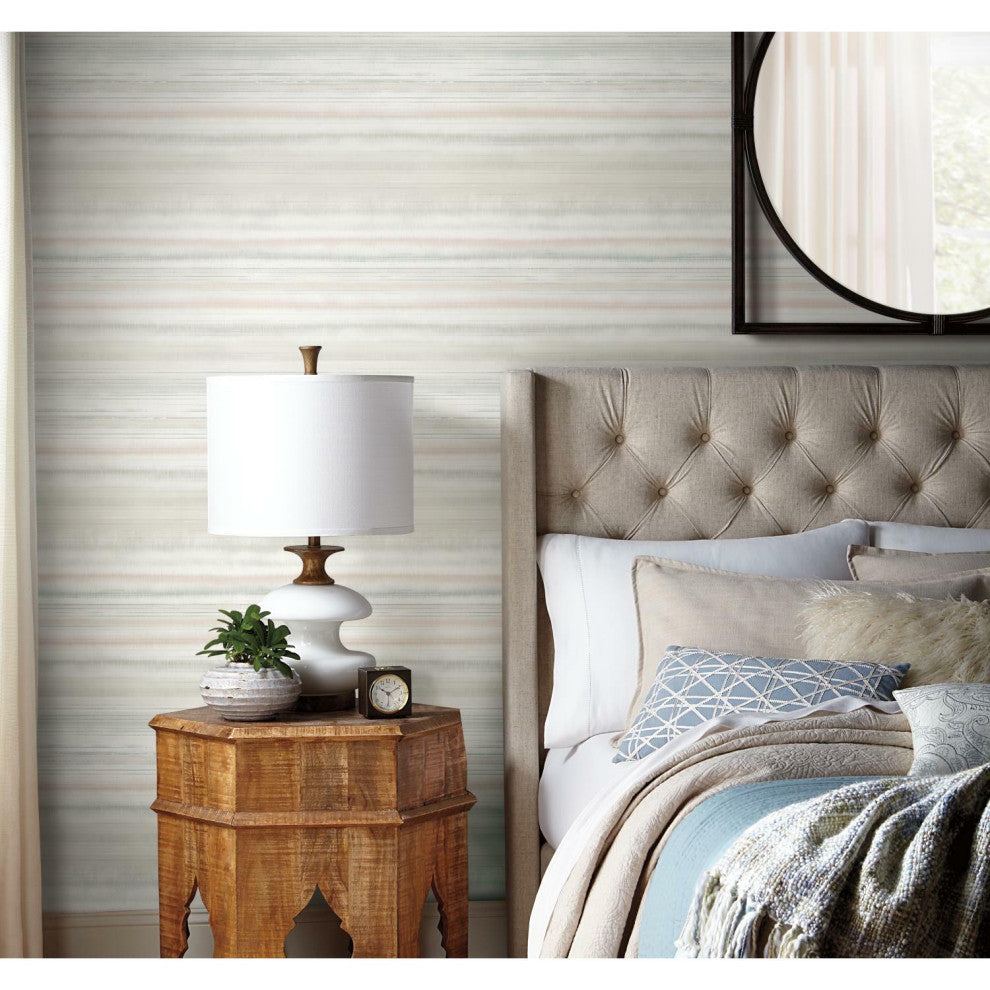 Fleeting Horizon Stripe Peel and Stick Wallpaper