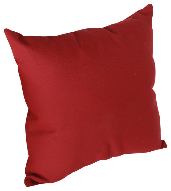 Outdoor Pillow, Burgundy, 15 Inch
