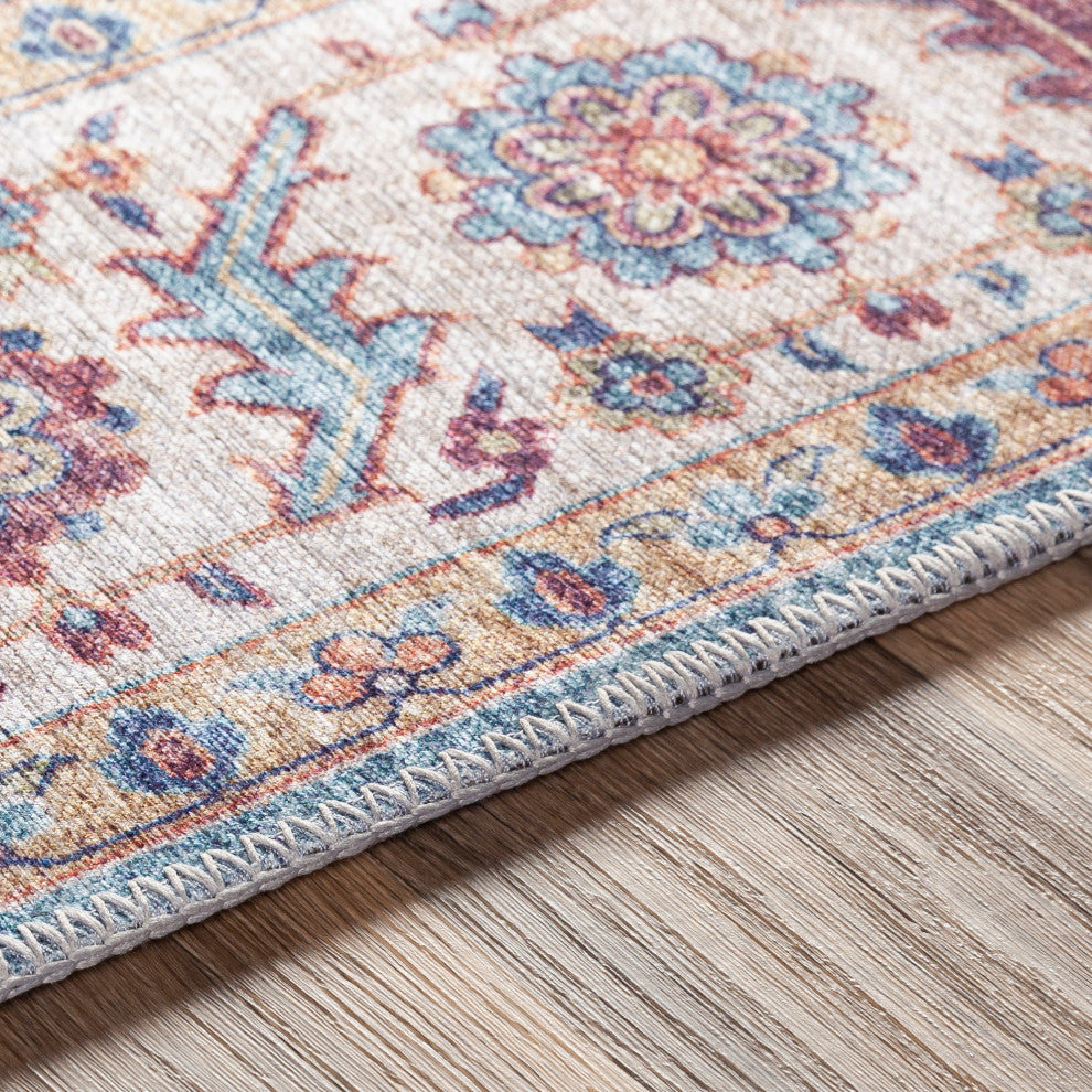 Iris IRS-2301 Traditional Rust/Blue 2'3"x3'9" Area Rug