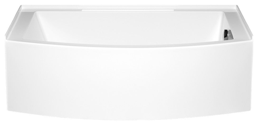 Malibu Tulum RH Rectangle Combination Whirlpool and Air Bathtub 60x32x18 White