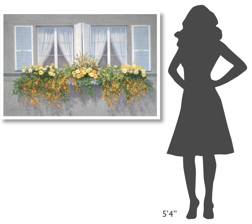 "Spring Window" Digital Paper Print by Diane Romanello, 50"x34"