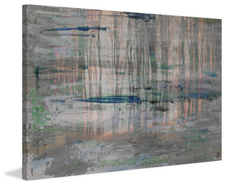 "Marshy Reflection" Painting Print on Wrapped Canvas, 36"x24"