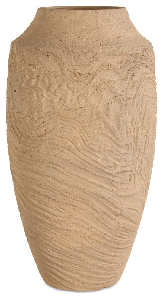 Uttermost Sandstone Flow Large Terracotta Vase