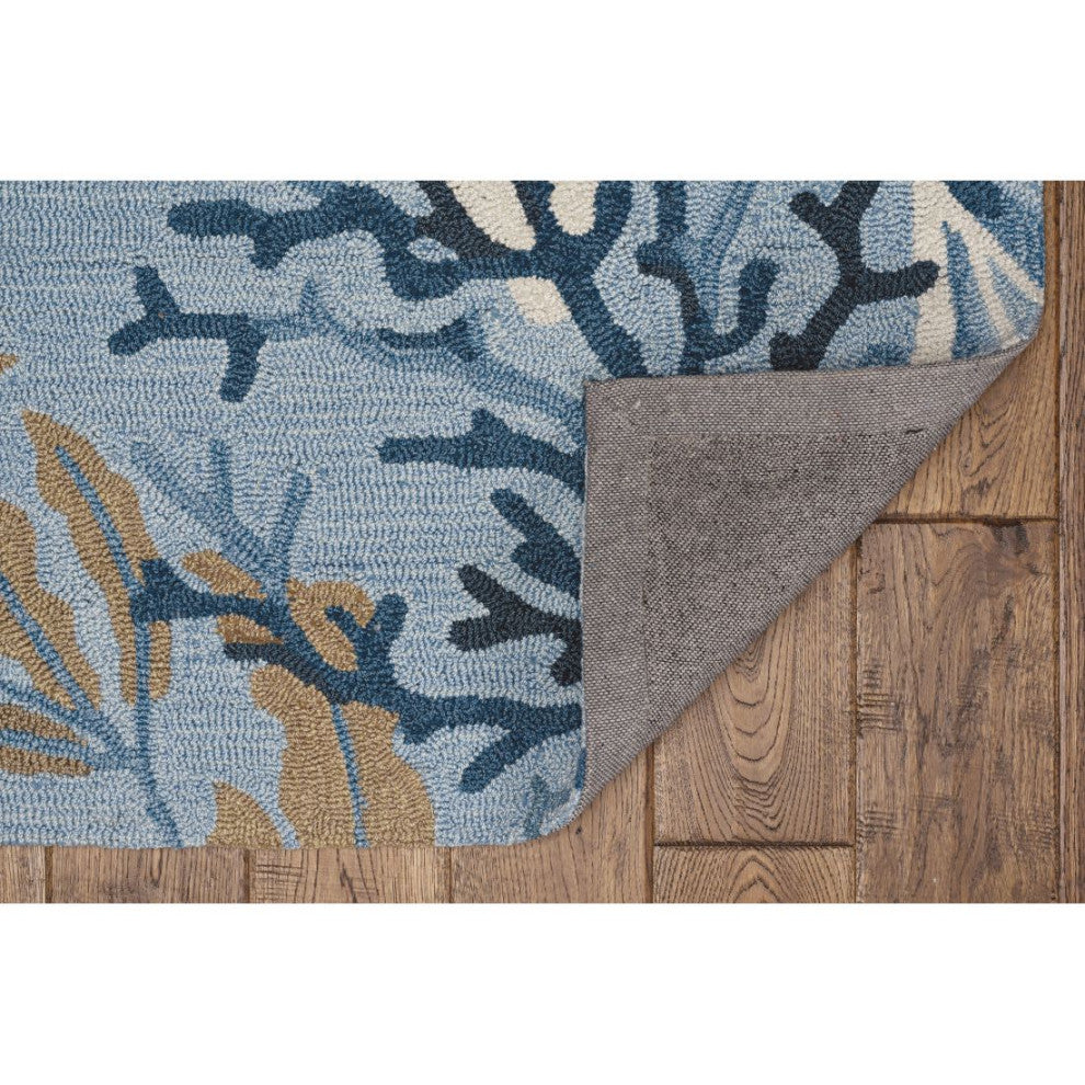 KAS Sonesta 2020 Steel Blue Lagoon Area Rug, 4'x6'