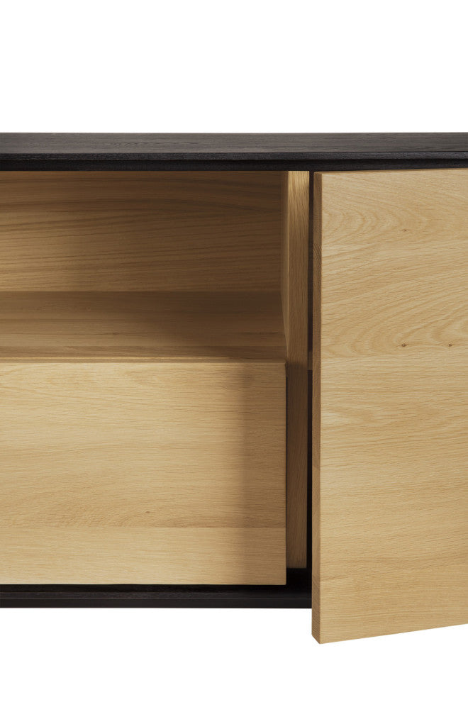 Varnished Oak Media Unit  | OROA Blackbird
