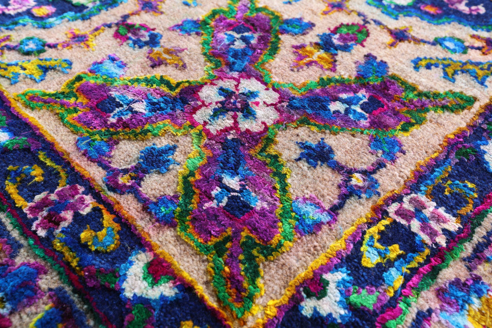 Mamluk Hand-Knotted Wool & Silk Rug 7' 9" X 9' 11" - Q13717