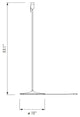 Eos Large Floor Lamp, Gray/White
