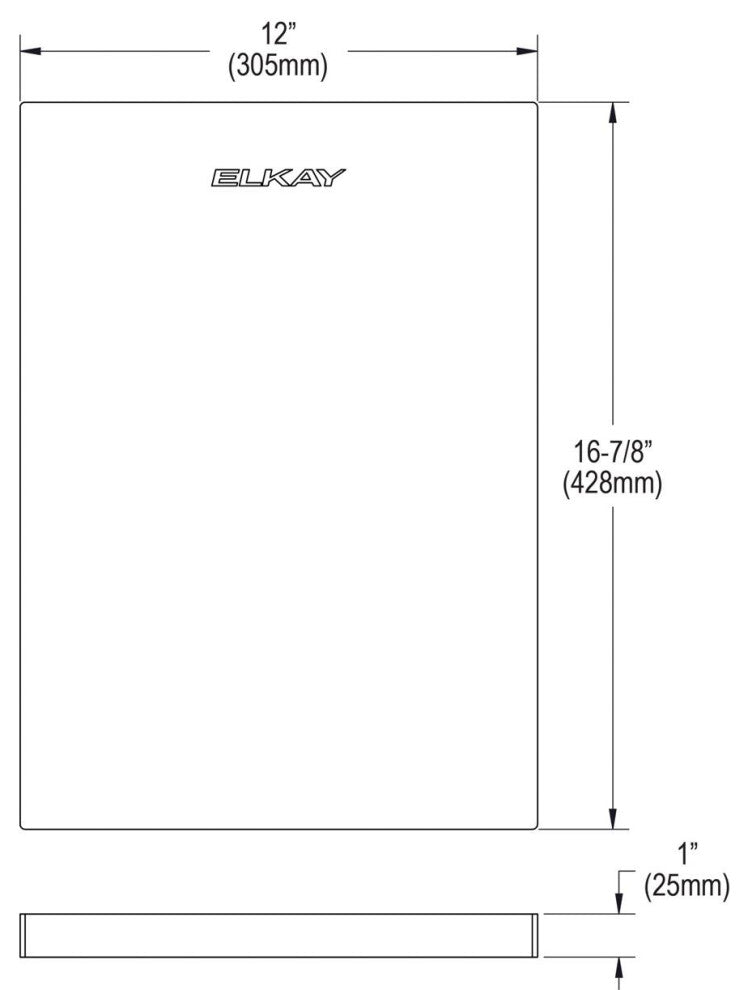 LKCB1217AC Elkay Acacia Hardwood 12" Cutting Board