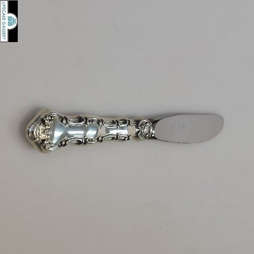 Gorham Sterling Silver Strasbourg Butter Spreader, Hollow Handle