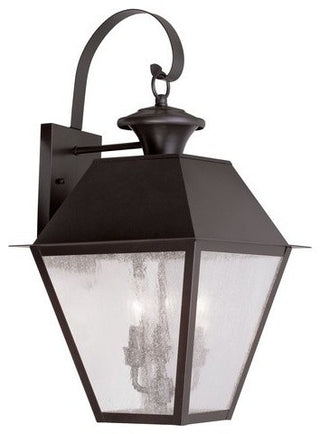 Mansfield Outdoor Wall Lantern, Bronze