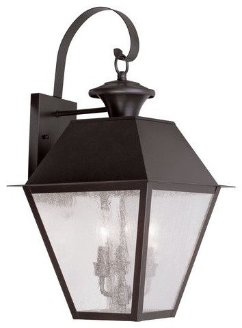 Mansfield Outdoor Wall Lantern, Bronze