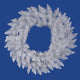 36" Sparkle White Wreath 195Tips