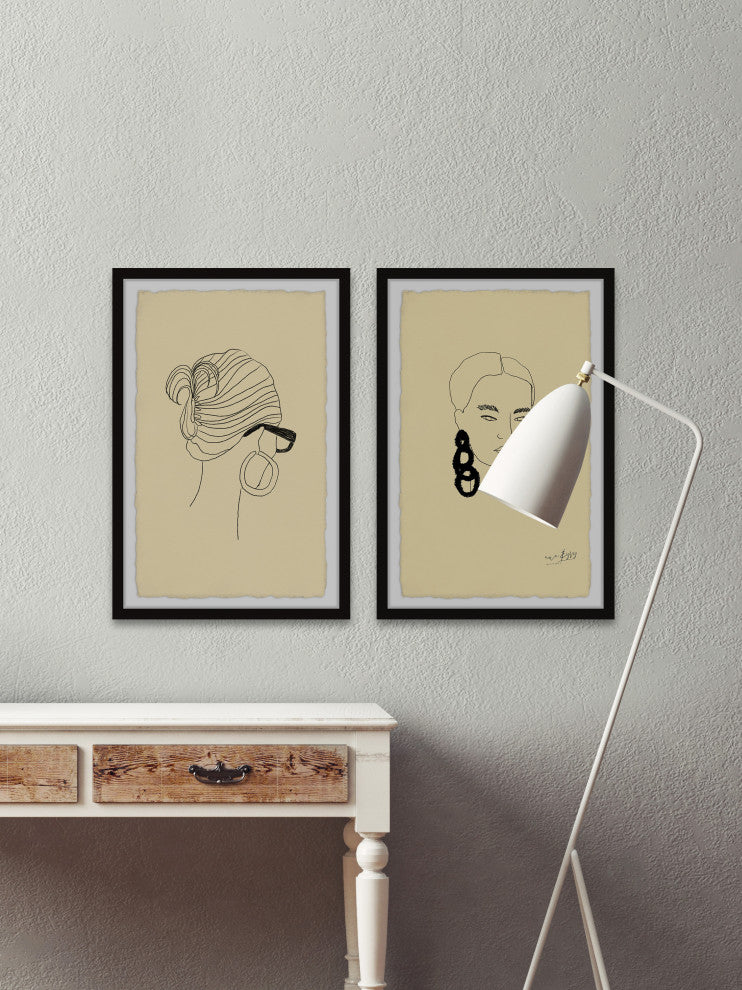 Just Be Awesome Diptych, 2-Piece Set, 16x24 Panels