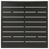 Slat 24" Square Top, Black Night
