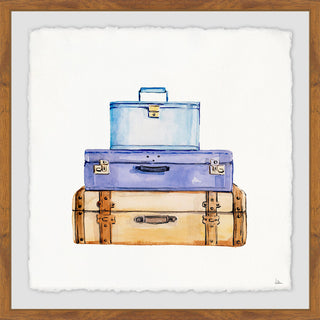"Time to Go" Framed Painting Print, 18"x18"