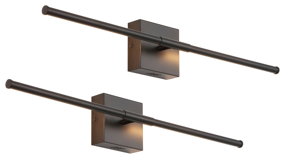 Makena Modern Minimalist Dimmable Integrated LED Metal Wall Sconce