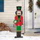 60"H Metal Nutcracker Porch Decor