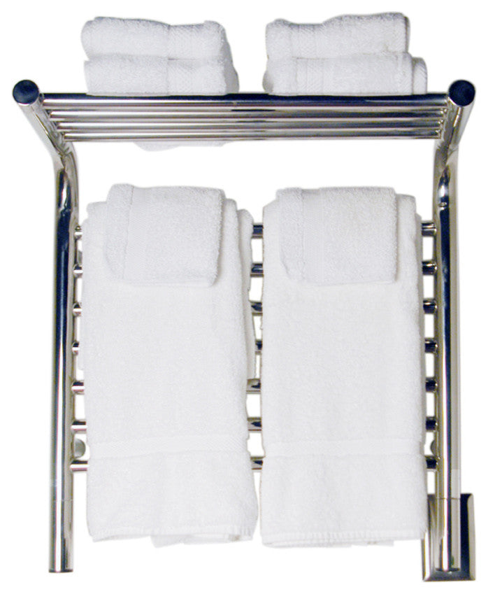 Amba Jeeves M Shelf Wall Mounted Towel Warmer, Polished