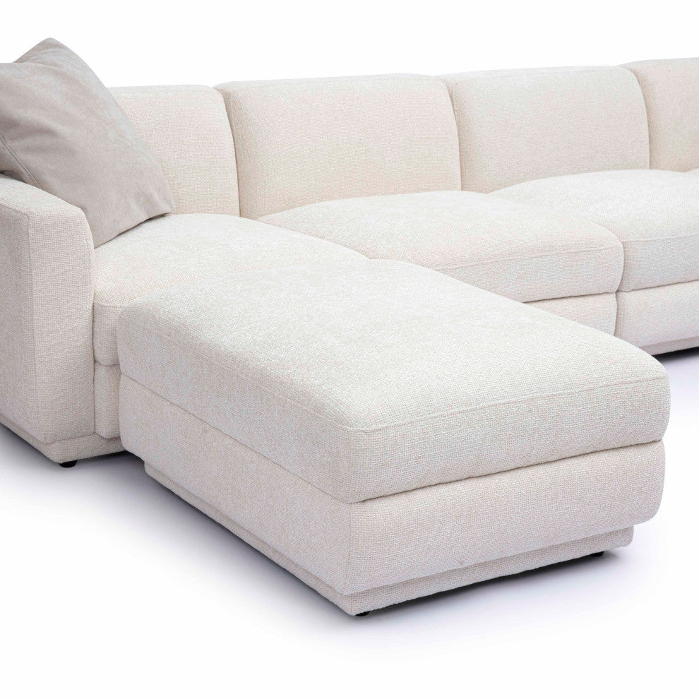 Perry Chenille Modular Sectional, U Sectional