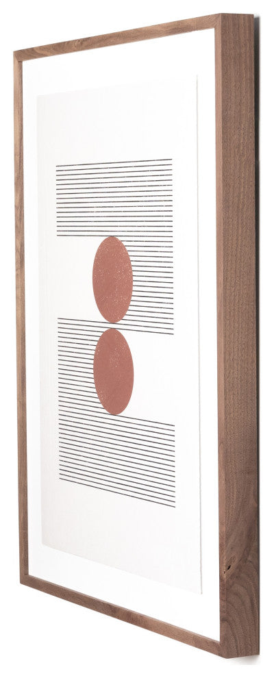 Woodblock The Hug Beige Roseanne