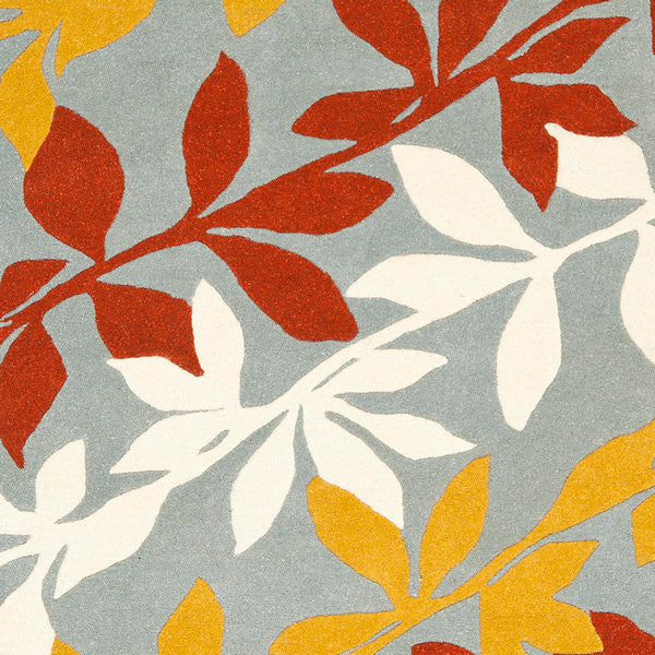 Safavieh Soho Soh764A Floral Rug, Blue/Multi, 3'6"x5'6"