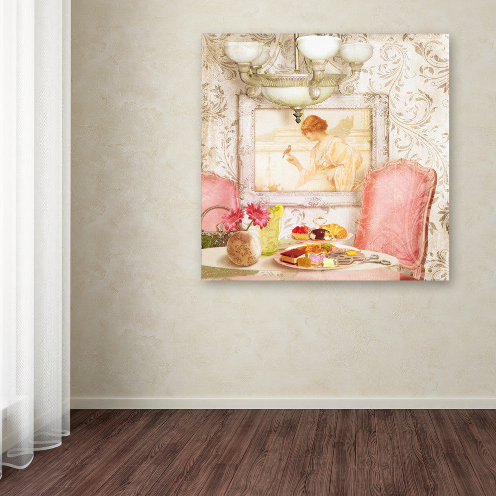 Tina Lavoie 'Hotel Regina Paris Tea Room' Canvas Art, 35" x 35"