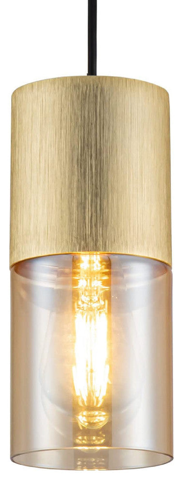1 Pack  Gold kitchen island lighting Adjustable Amber pendant lighting