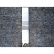 Blue Gray Modern Tree Dusk Design Wool Hand Knotted Oriental Rug 8'10"x12'1"