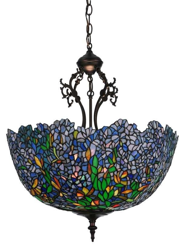 Meyda lighting 145507 23"W Tiffany Laburnum Inverted Pendant
