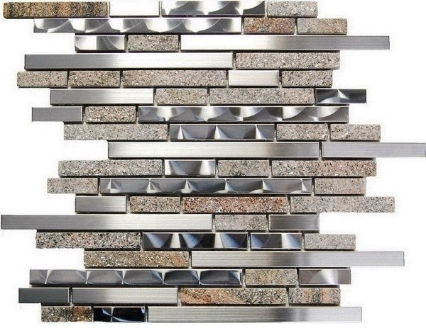 Oddysey Quarry Interlocking Blend Tile, 50 Sq. ft., 12"x12"