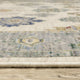 Leoness Floral Border Indoor Area Rug, Ivory, 9'10" x 12'10"