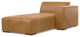 Rex Right Chaise Sofa Module in Genuine Leather