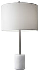 Adesso Blythe Table Lamp, White Base